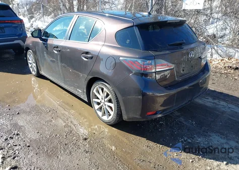 2012 Lexus Ct 200H Premium z USA, uszkodzony, nr VIN JTHKD5BH2C2069342